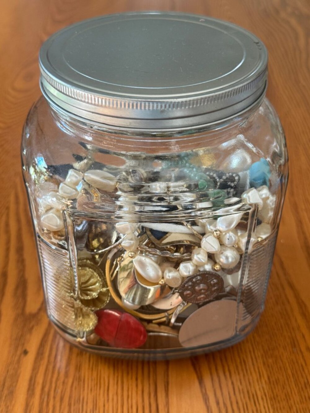 Approx. 3 Lbs Vintage Craft Jewelry Lot Mixed Signed Unsigned Wear Repair Repurp